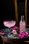 Light pink rose cocktail