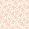 Light pink stylized doodle roses seamless pattern with lightbrown ornanent backdrop.