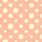 Light polka dots on a pink background, seamless pattern