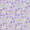 Light purple cute baby vector seamless pattern with multi-colored balls and gray soft bears toys background