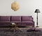 Light purple elegant stylish living room