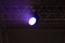 Light purple soffit spotlight lantern background