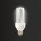 Light realistic fluorescent lamp. Economical, energy-saving light bulbs.