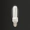 Light realistic fluorescent lamp. Economical, energy-saving light bulbs.