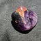 Light reflective amethyst and other red crystal tumbled stone uv reflective gemstone