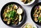 A light and refreshing dish: clams with lemon and cilantro