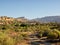 Light and shadows with plants and rocks in the plains in South A