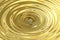 Light shining on gold water ripple, abstract texture background