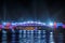 Light Show on Pushkinsky Pedestrian Bridge - Circle of Light