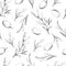 Light and simple olive tree pattern design