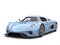 Light sky blue modern race sports car