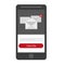 Light Subscribe to newsletter form in red,grey and whitte - mobile version ui ux