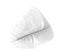 Light swan feather on white