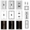 Light switches and faceplates