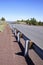 Light traffic on highway through the High Desert