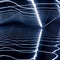 Light trails in hyperspace. Event horizon and gravity warp in outer space. Dynamic light lines for abstract background. Fast