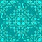 Light turquoise elegance paisley seamless pattern. Vector ornamental monochrome background. Floral damask ornament. Oriental