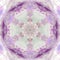 Light ultra violet mandala background tender triangles tile design with white rays