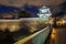 Light-up of Kenrokuen Garden and Kanazawa Castle Park in Kanazawa, Japan