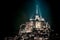 Light-up in Le Mont-Saint-Michel night view