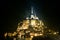 Light-up in Le Mont-Saint-Michel night view