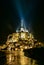 Light-up in Le Mont-Saint-Michel night view