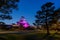 Light up at Tsuruga Castle (Aizu castle) surrounded by hundreds cherry blossoms