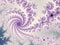 Light violet fractal swirly pattern