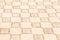 Light warm color paving slabs urban floor with geometric pattern texture city background