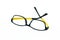 Light weight eyeglasses on white