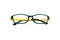 Light weight eyeglasses on white