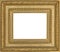 Light wooden picture frame gilded for wall hanging