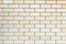 Light yellow brick wall background. Modern brickwork