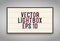 Lightbox vector retro banner