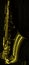 Lightbrush dark saxophone gold