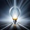 Lightbulb moment - ai generated image