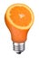 Lightbulb orange slice