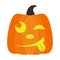 Lighted Halloween Jack O` Lantern Pumpkin