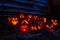 Lighted Halloween Pumpkins