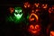 Lighted Halloween Pumpkins