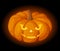 Lighted Jack-O-Lantern (Halloween pumpkin).