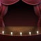 Lighted stage background