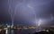 Lightening over Manhattan