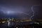 Lightening over Manhattan