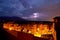 Lightening storm in Spain