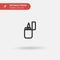 Lighter Simple vector icon. Illustration symbol design template for web mobile UI element. Perfect color modern pictogram on