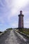 Lighthouse access of Cap Bear on coast shores of the Mediterranean Sea in Port-Vendres France