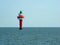 Lighthouse Alte Weser in the North Sea