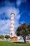 The lighthouse of Barra, Farol da Barra. At the entrance to the Aveiro lagoon