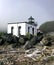 A lighthouse on the beach